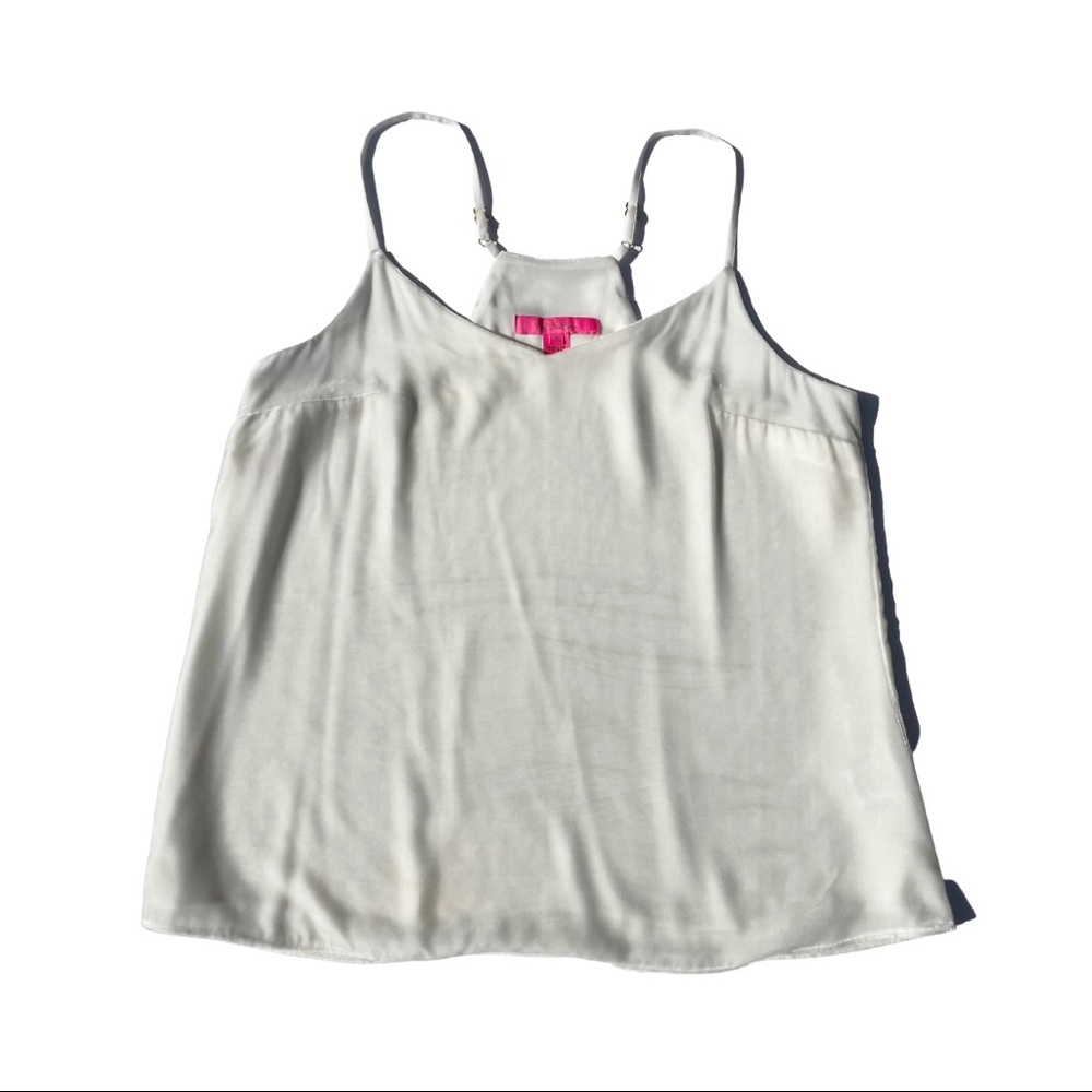 Lilly Pulitzer White Velvet Dusk Tank S